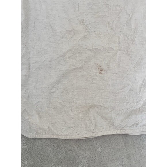 Sundance Catalog Beige Blouse Top Womens L Lace Boho Casual Beach Vacation - Picture 8 of 8